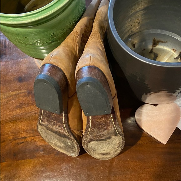 Vintage Guess by Marciano Suede cowboy boots sz 8 1/2 - Picture 8 of 9